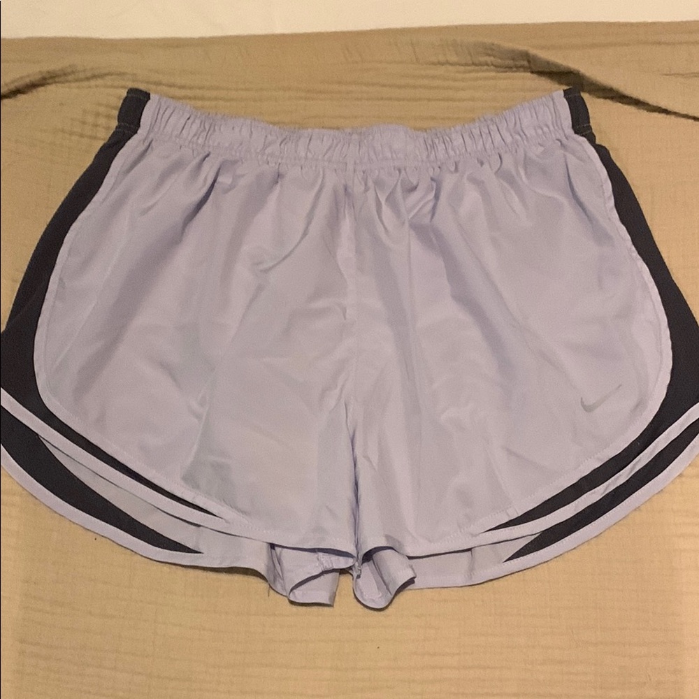 Nike Purple and Navy Athletic Shorts Lightweight Moisture-Wicking